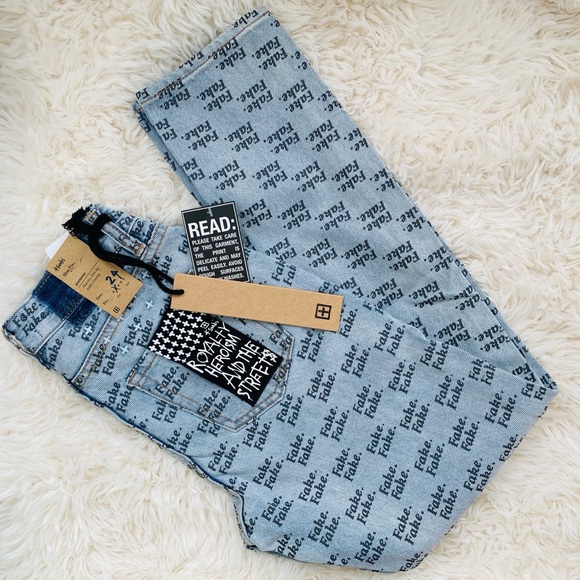 NWT KSUBI X  BARNEY Slim Pin Fake Chillz Denim - Picture 4 of 8